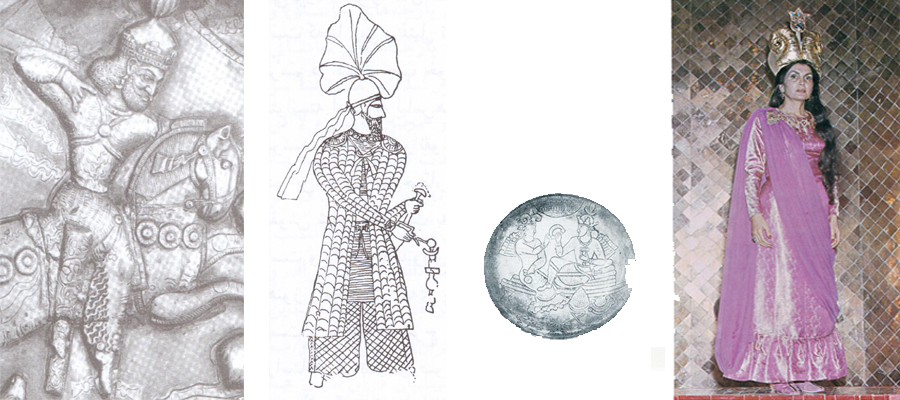 پوشاک انسان ها در دوره ساسانیان