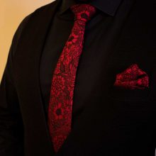 کراوات و دستمال جیب مدل آوین